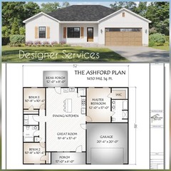 Ashford House Plan 1450 Heated Square Feet