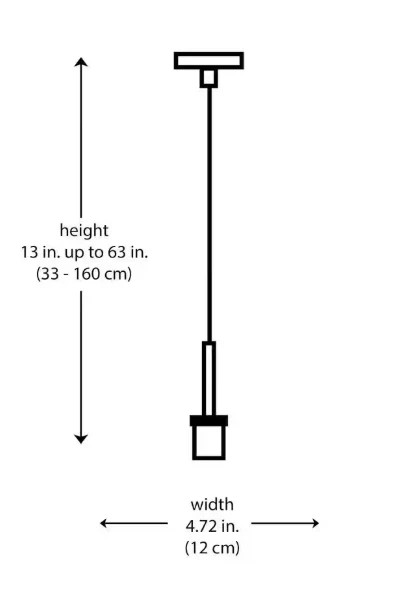 Pendant Light Kit with Partial Down Rod and Adjustable Height Wire Brushed Gold gallery