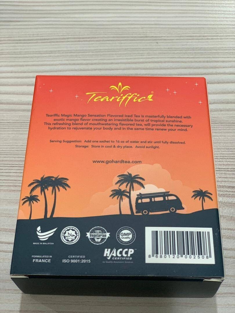 [Express Shipping] Teariffic Magic Mango Sense Herb Coffee Tea Boost Energy gallery