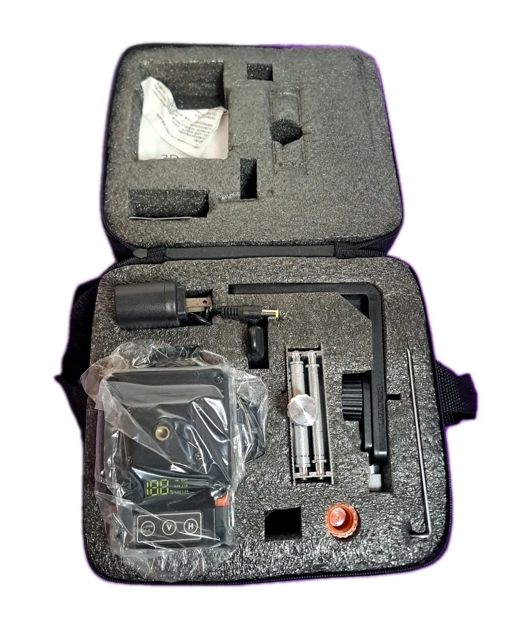 12 Line 3D Green Laser Level With Remote Control, Digital Display. gallery