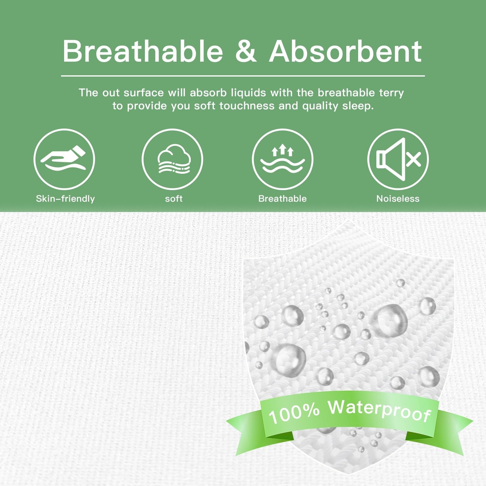 Microfiber Waterproof Mattress Protector Twin Full Queen King Mattress Cover gallery