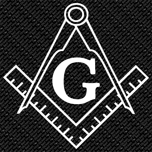 FREEMASON MASONIC MASON RELIGION SYMBOL FREEMASONRY VINYL DECAL STICKER (FM-01) gallery
