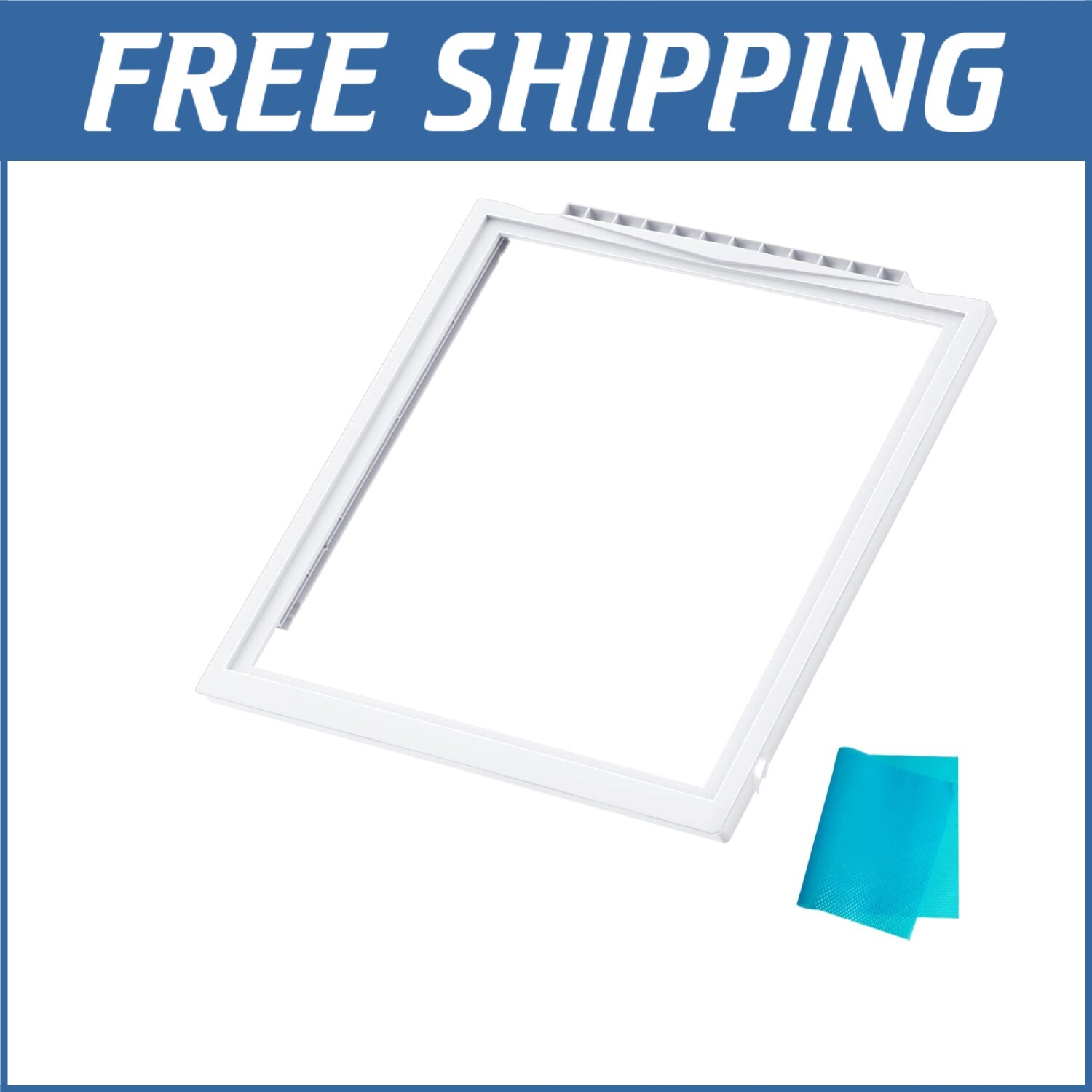 UPGRADED Frigidaire Shelf Frame Replacement for Crisper Drawer - No Glass gallery