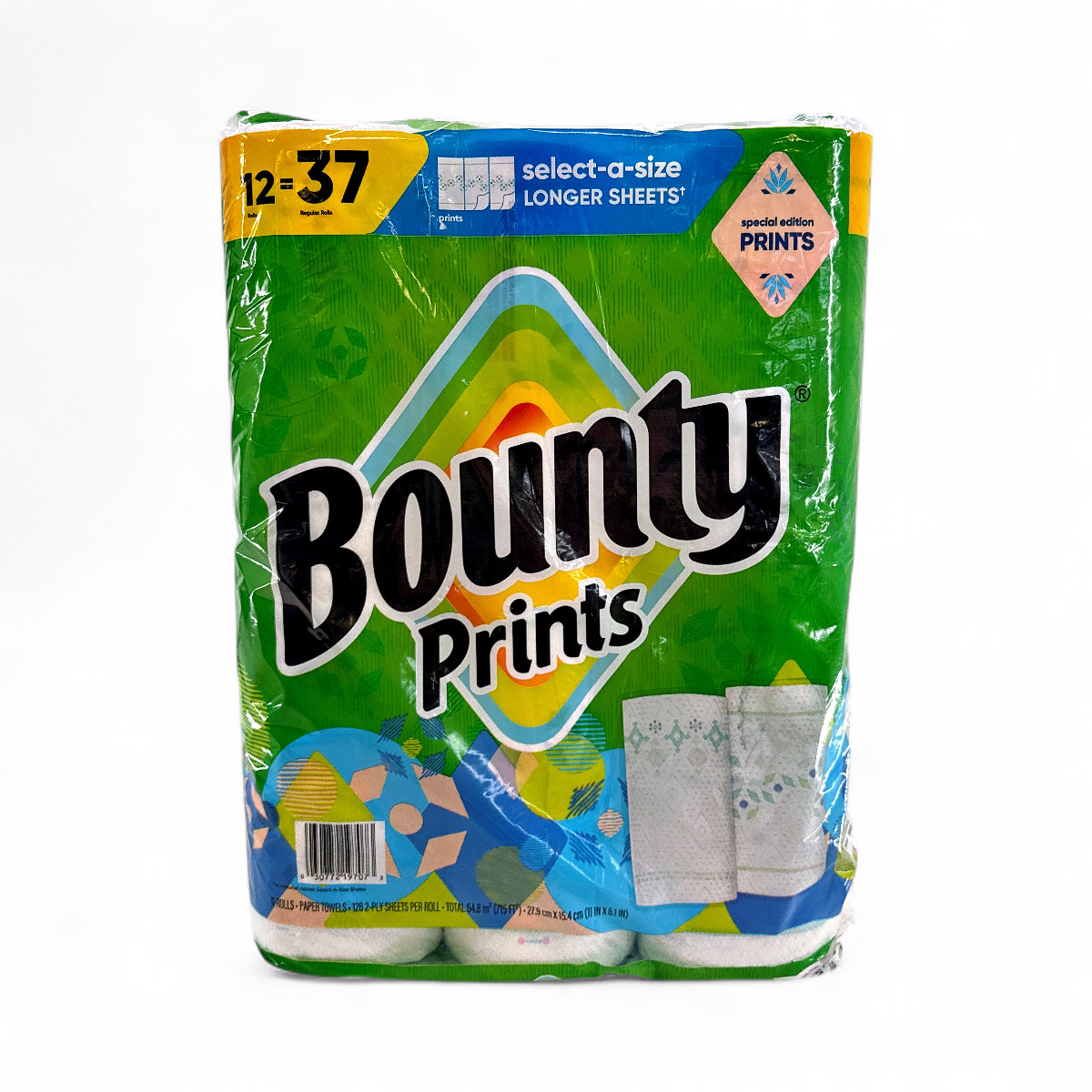Bounty Prints Select-A-Size 2-Ply Paper Towels - 12 Count gallery
