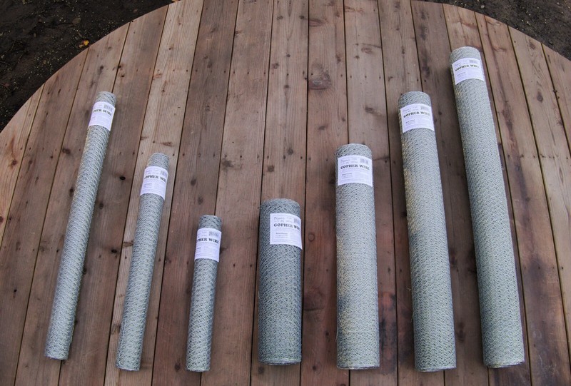 Digger's RootGuardTM Double Galvanized 3/4" Gopher Wire Hex Mesh (4' x 100') gallery