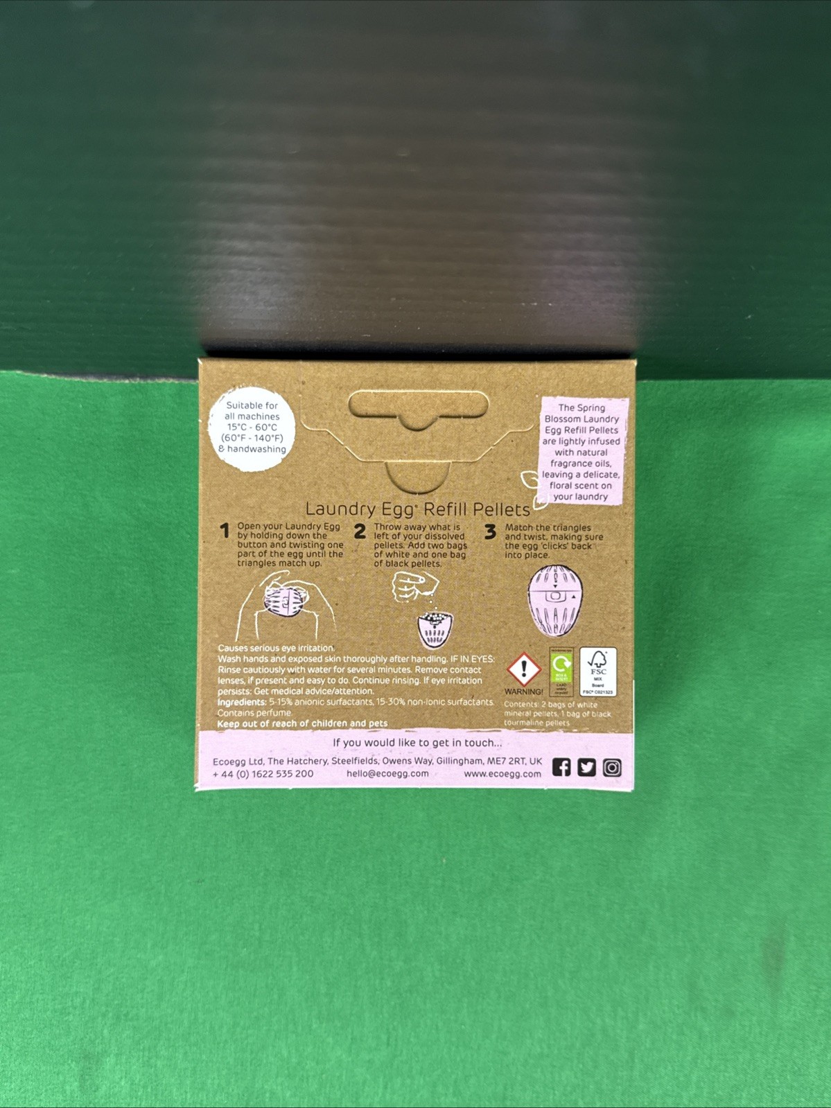 2 Pack Ecoegg Laundry Egg Refill Pellets Spring Blossom 50 Wash Each gallery