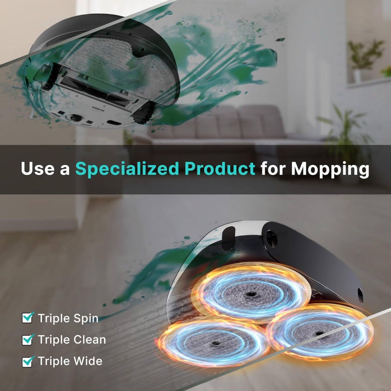 Everybot ThreeSpin TS300 Floor Mopping Robot Cleaner , New gallery