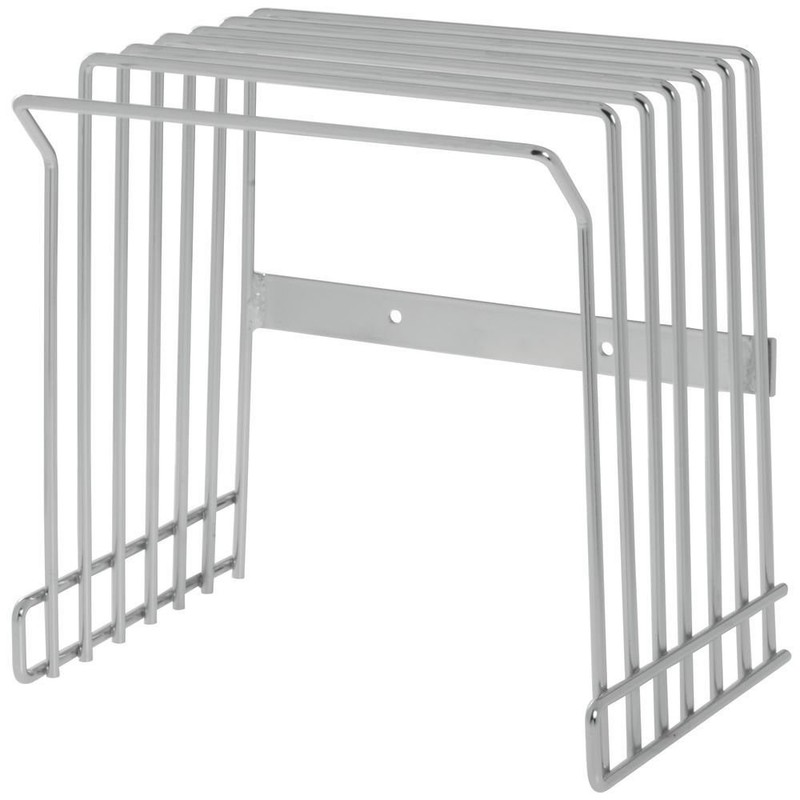 HUBERT® Cutting Board Rack Wall Mount Metal Wire - 9 1/2 L x 7 3/8 D x 10 1/2 H gallery