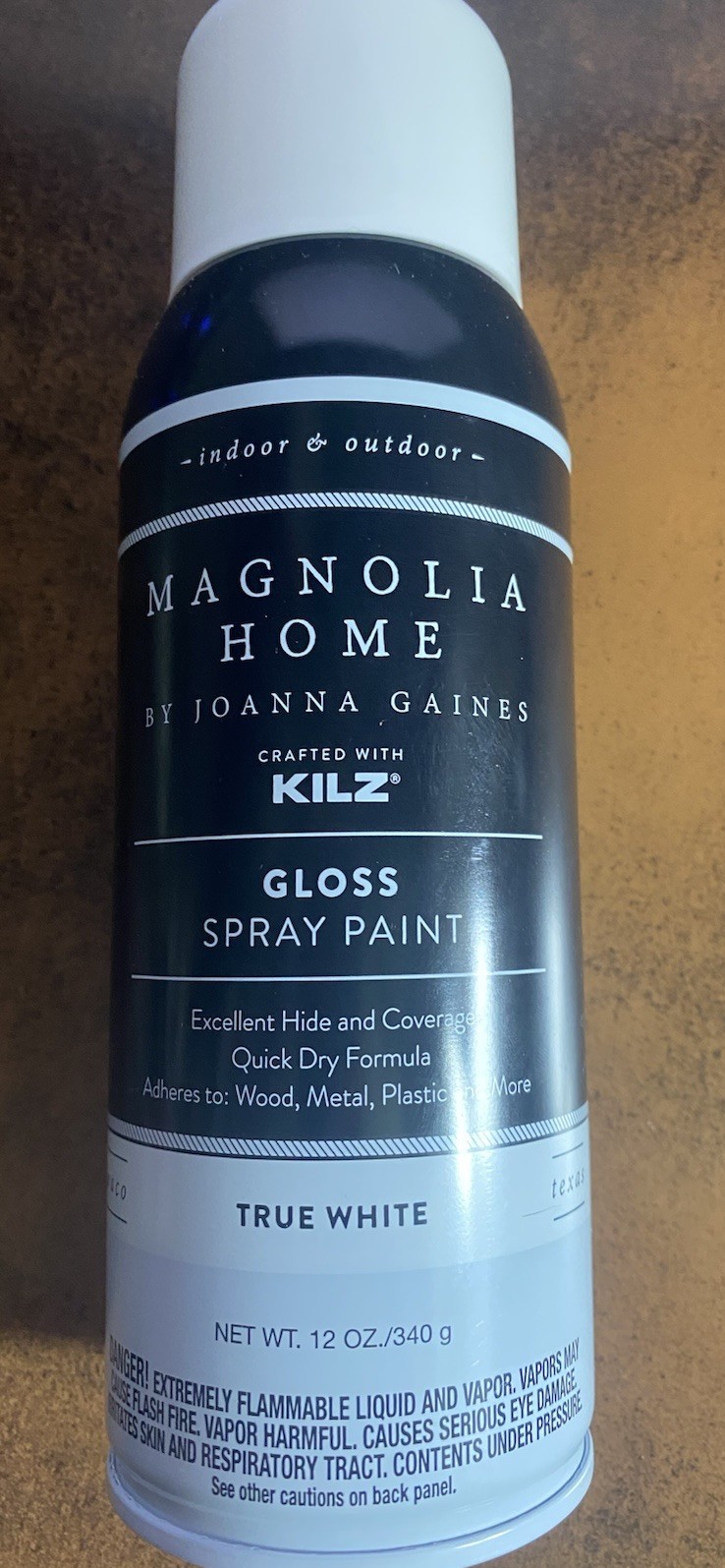 NEW Magnolia Home Enamel Interior/Exterior Spray Paint TRUE WHITE GLOSS gallery