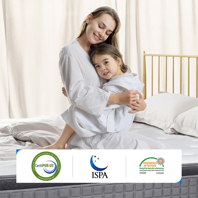 MICOOLS 12 Inch Mattress Twin Full Queen King Bed Size Luxury Mattresses 7 Zone gallery
