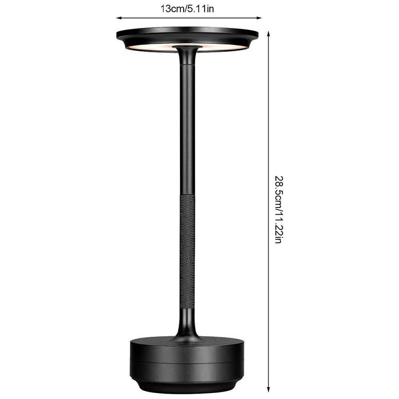 Cordless LED Touch Sensor Table Lamp Rechargeable Dimmable Bar Desk Night Light gallery