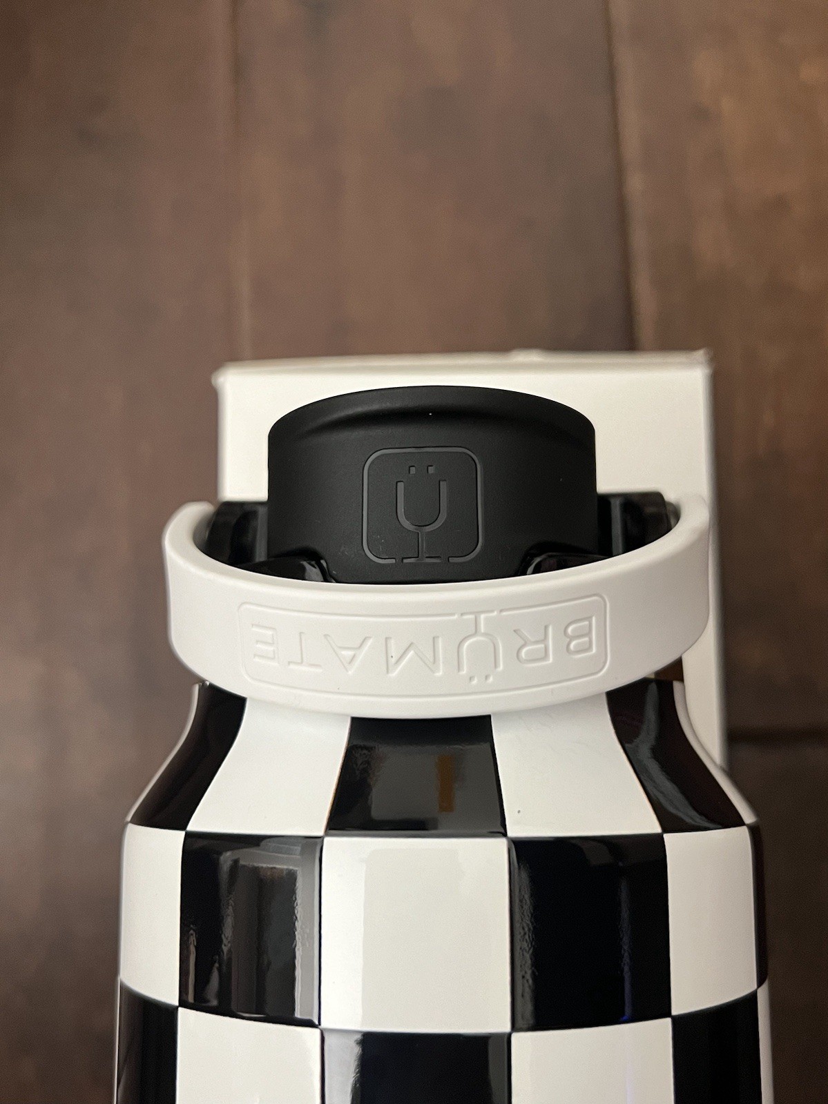 Brumate Rise 35oz Black & White Checker Limited Tumbler Cup New Rare IN HAND gallery