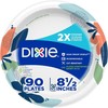 Dixie Medium Paper Plates, 8.5 Inch, 90 Count, 2X Stronger Microwave-Safe, . gallery