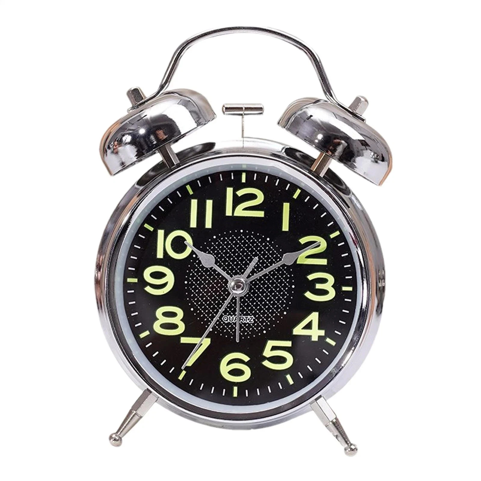 Mechanical Alarm Clock Wind up Clock Luminous 3 Inch Quiet Timer Watch** gallery