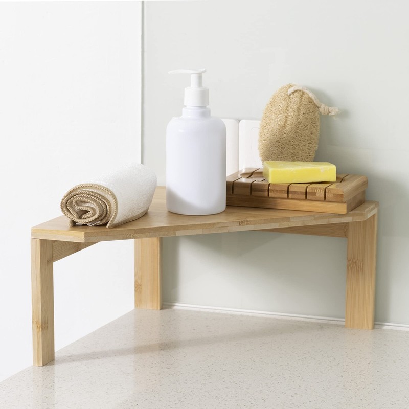 Corner Shelf Unit - Free-Standing Corner Shelf for Kitchen Cabinet Cupboard C... gallery