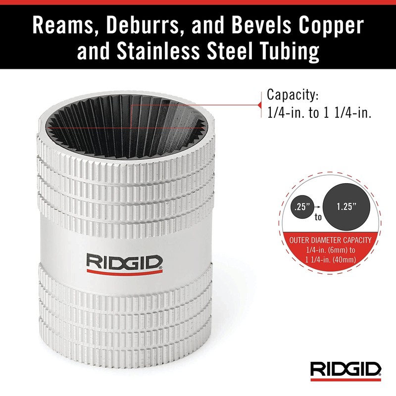 RIDGID 29983 223S Inner Outer Reamer for Copper Stainless Steel Tubing gallery