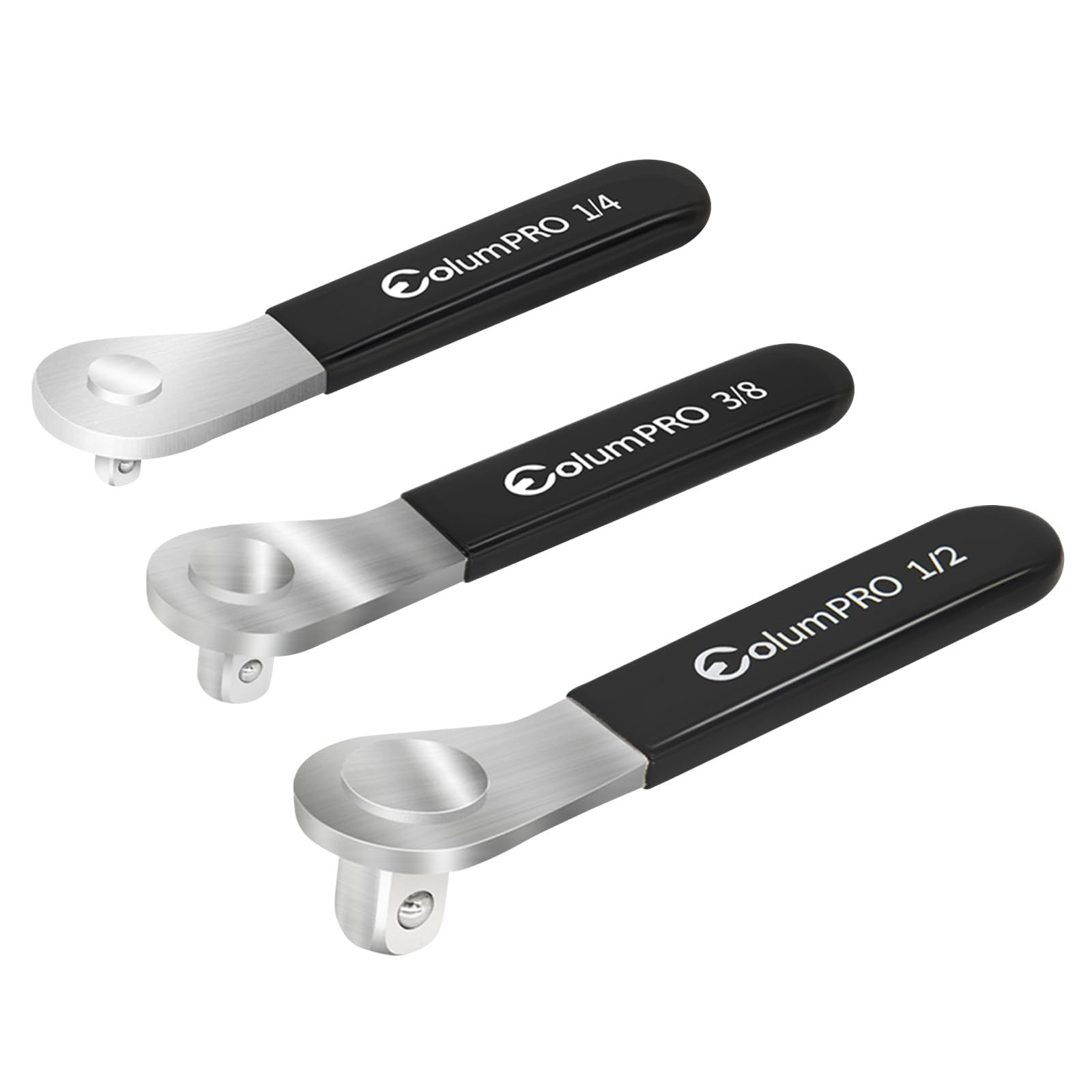 ColumPRO 3PCS Low Profile Breaker Bar Set, Non-Ratcheting Stubby Socket... gallery