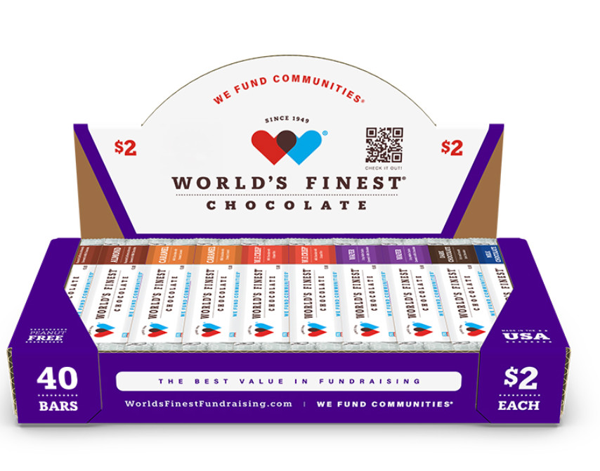Sealed Box 40 World’s Finest Chocolate Bars **Ships with Ice Pack to keep cool** gallery