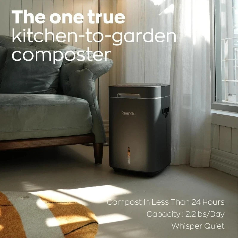Reencle Prime Electric Composter - 14L Kitchen Composter, Decomposes gallery