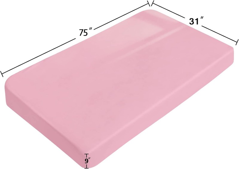 Cot Sheets 31" x 75", 2 Pack Cot Size Sheet Fitted with Narrow Twin/Camp gallery