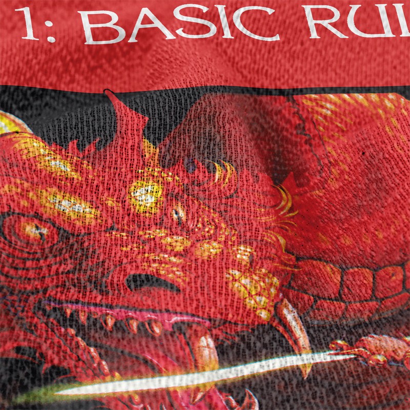 Dungeons & Dragons Blanket, 50"x60" Basic Rules Cover Woven Cotton Blend Throw gallery