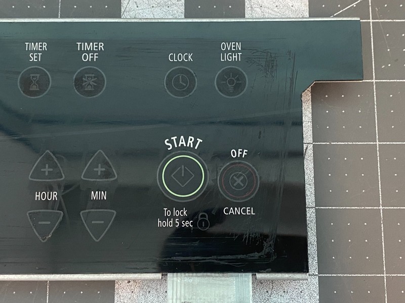 Whirlpool Range Oven Touch Panel ONLY P# W10122294 gallery