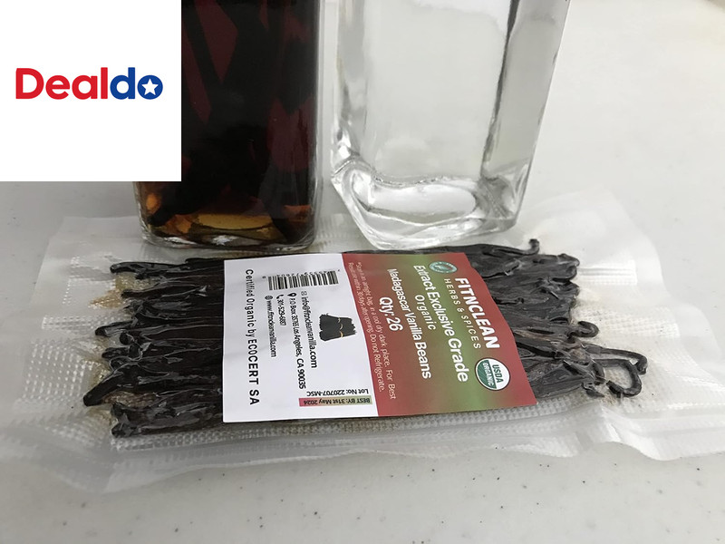 26 Organic Madagascar Vanilla Beans Extract Exclusive Grade B| 4.5" - 5.5" by FI gallery
