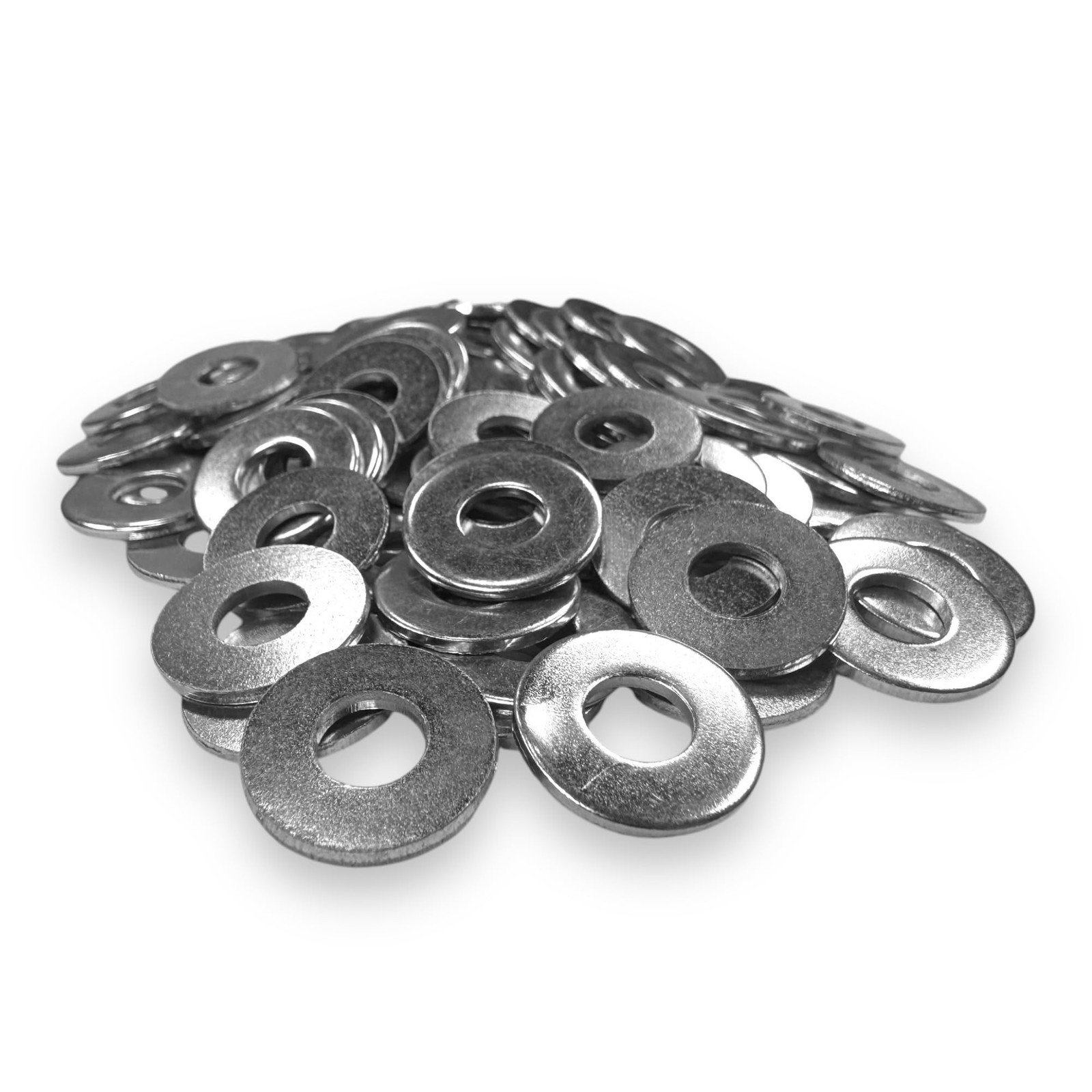BCP Fasteners 100 Pack 1/4" Zinc Plated USS Flat Washers (BCP295) 3/4 inches gallery