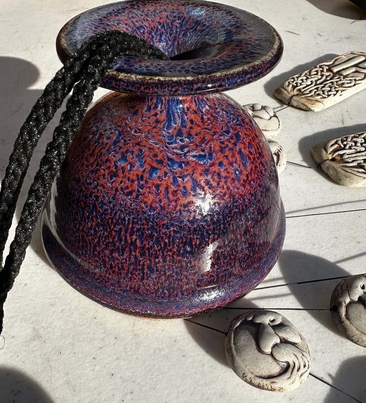 handcrafted ceramic wind chime decorative hanging round &rectangular pendants gallery