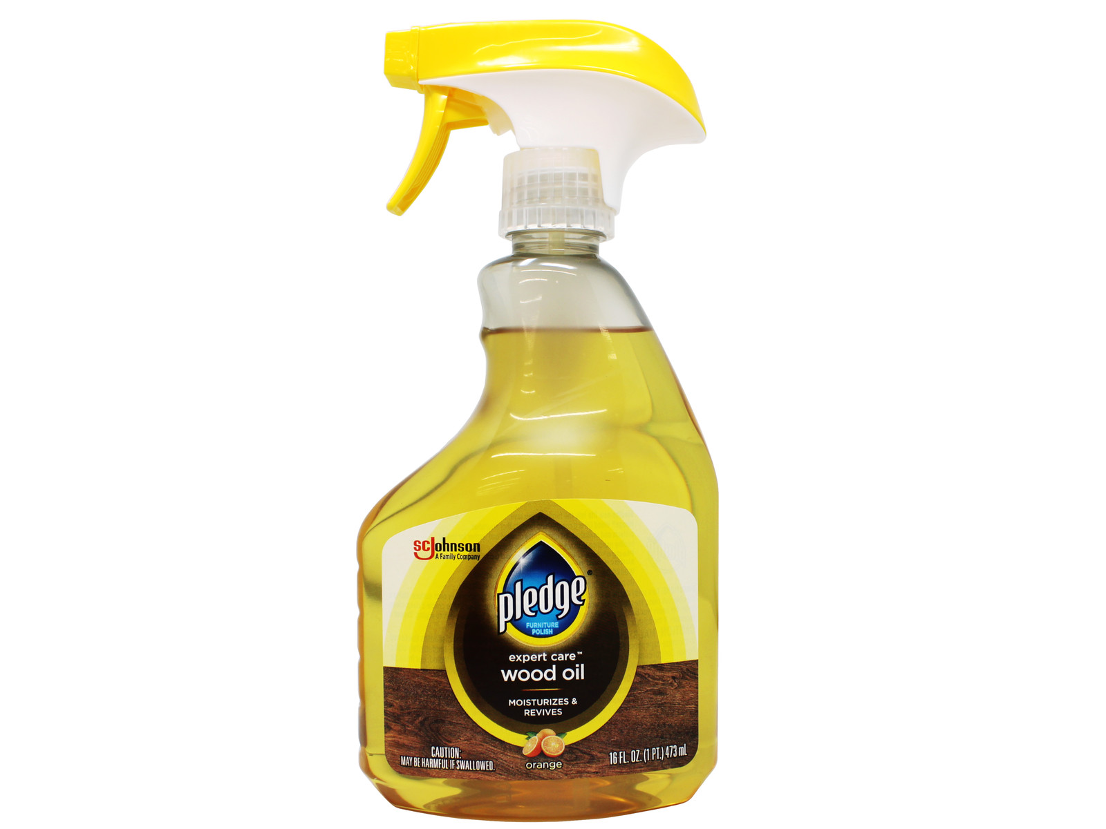 Pledge Wood Oil, Expert Care Moisturizes & Revives with Orange Scent, 16 oz gallery