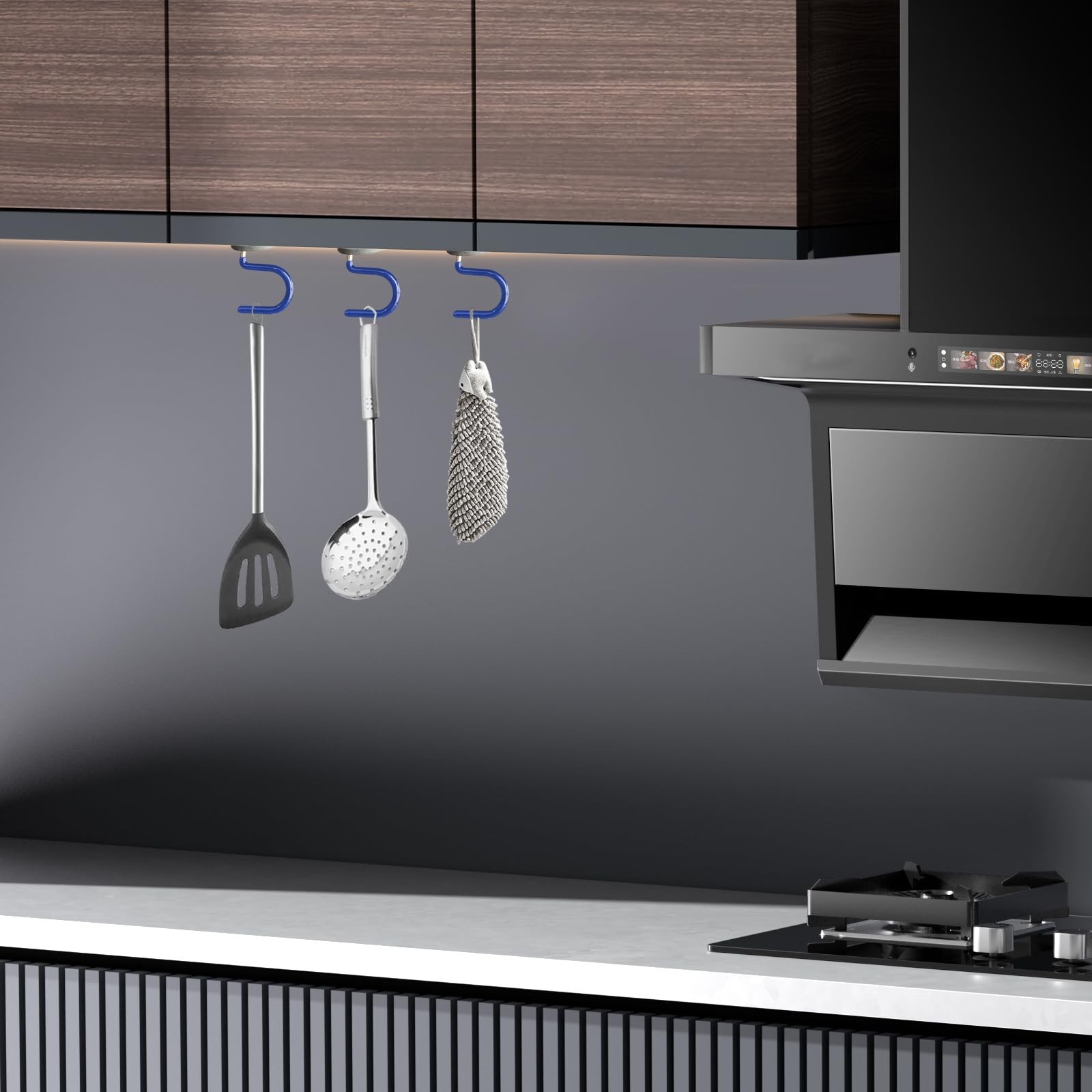 Magnetic Broom Hooks Broom Holder Do Not Require Drilling Warehouse Kitchen R... gallery