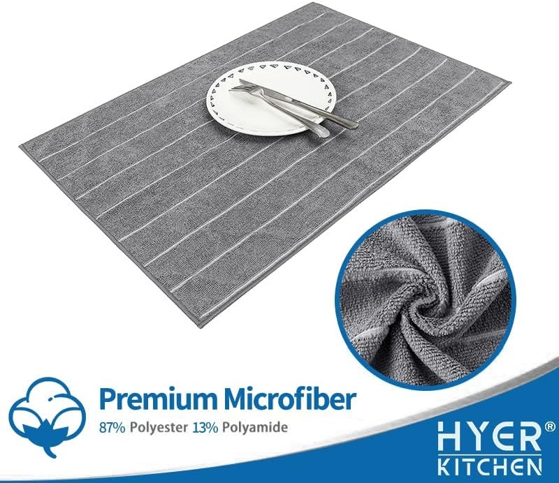 Premium Kitchen Towels - Super Absorbent, Soft and Thick Dish Hand Towels, 4 gallery