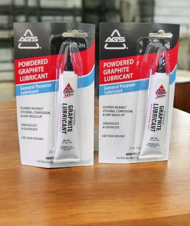 AGS Extra Fine Graphite Dry Powder Lubricant - Pack of 2! gallery