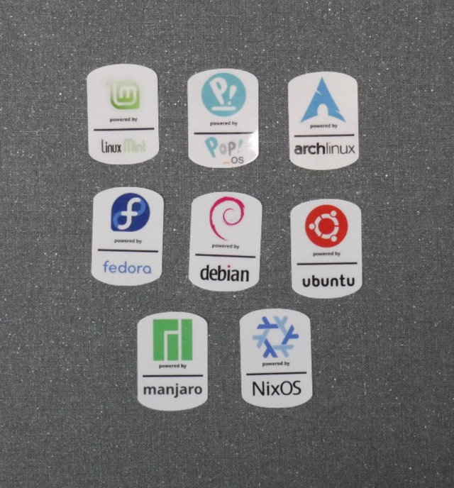 Linux PC Case Stickers - Choose one! gallery