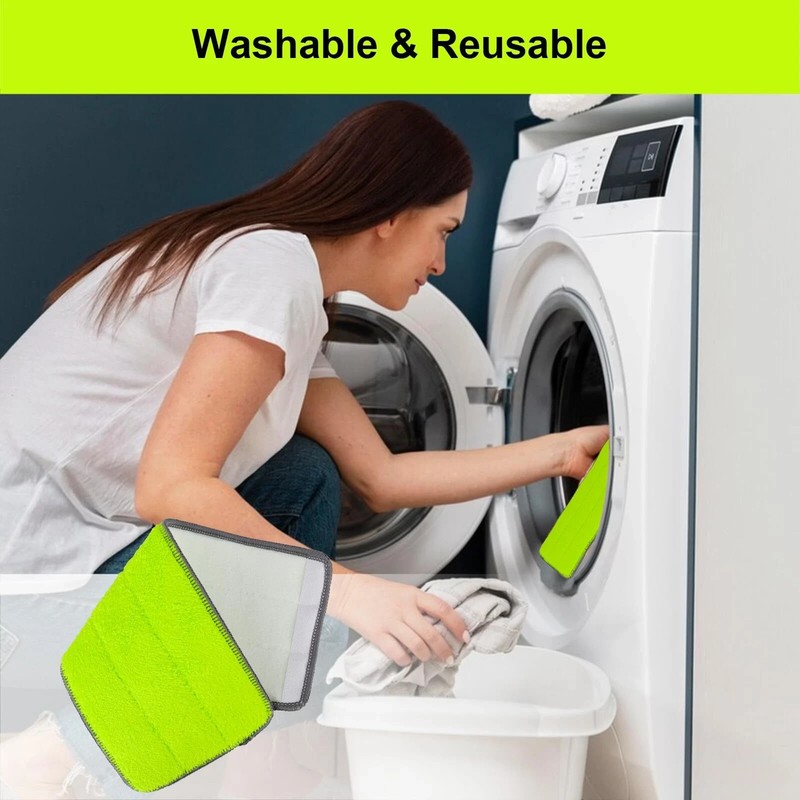 Replacement Microfiber Mop Pads For Libman Rinse 'n Wring Mop And Bucket System gallery