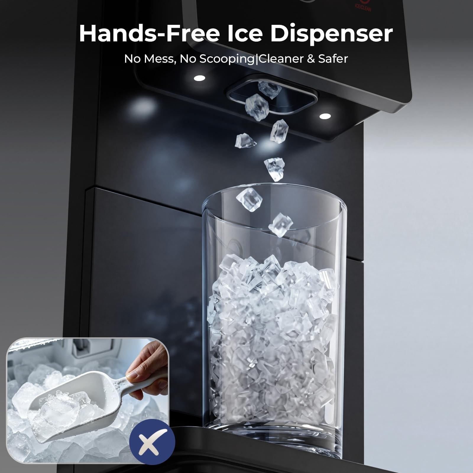 Nugget Ice Maker 33 Lbs 24H Portable Countertop Auto Dispenser Antarctic Star gallery