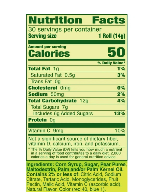 Fruit Roll-Ups Sour Fruit Flavored Snacks, Variety Pack, 15 oz (30 Count) gallery