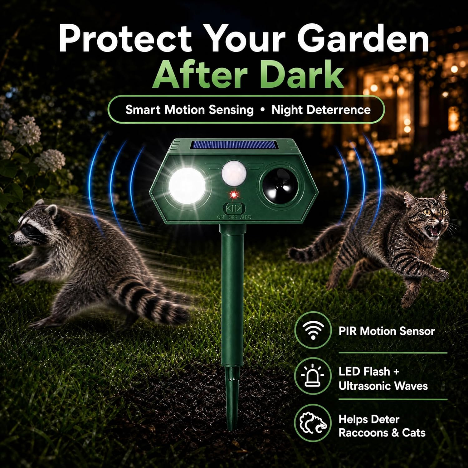 2026 Sonic Fortress Pro Deer Repellent Racoon Repellent Outdoor Squirrel Fortres gallery