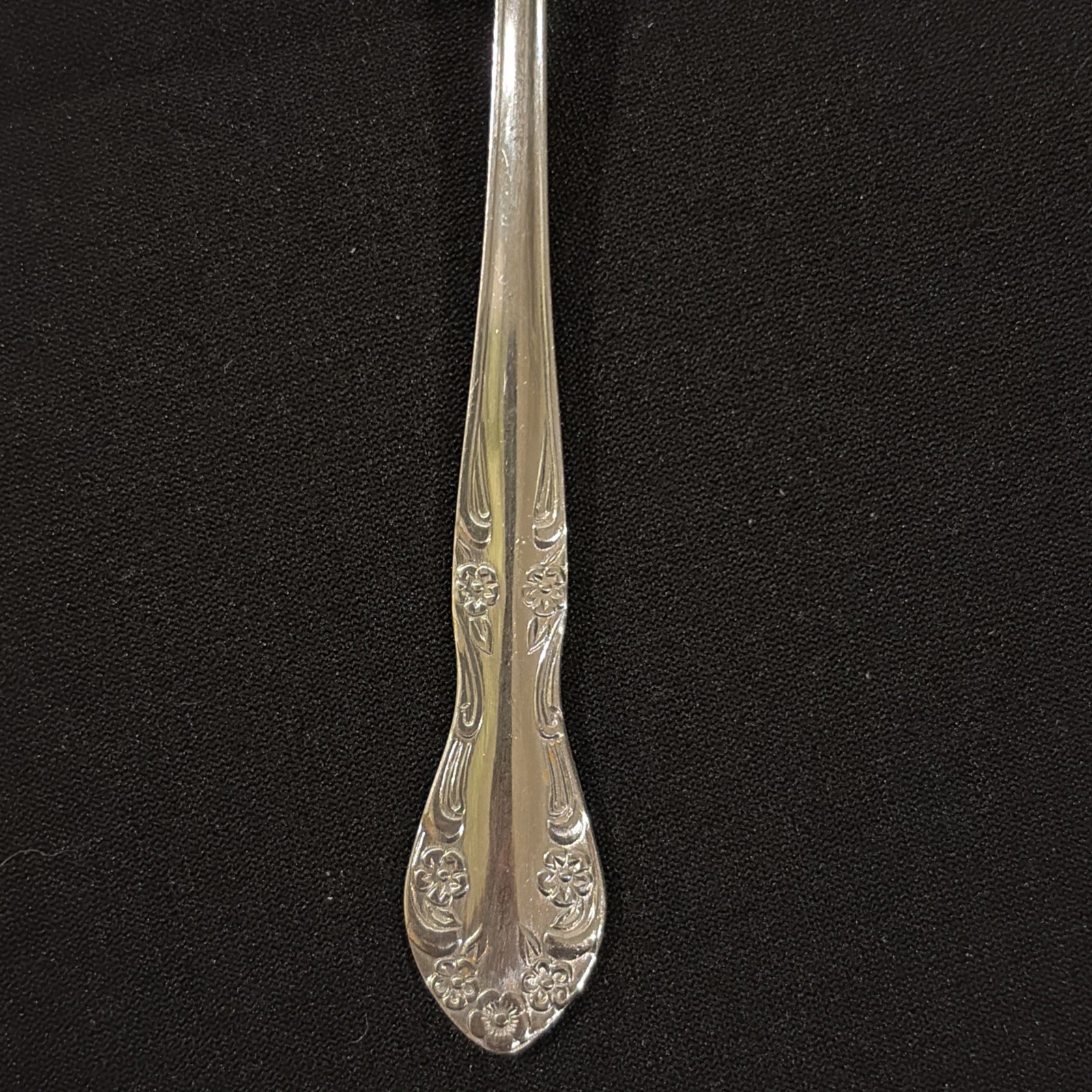 Utica Saranac Spoon Floral Stainless Steel Flatware Made in Korea Single Piece gallery
