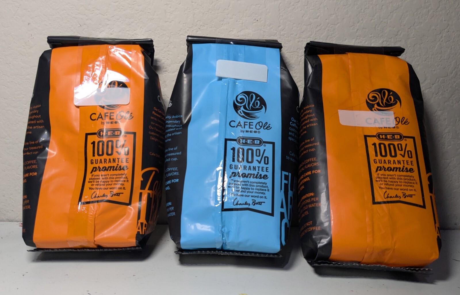 HEB Cafe Ole Medium Roast Ground Coffee San Antonio, Texas Pecan, Houston Blend gallery
