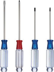 4pc Small Screwdriver Set Phillips & Flat Head – Tool for Toys & Electronics