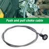 237 Universal Push Pull Choke Cable 63" Inner 60" Conduit 2 3/4" Travel gallery