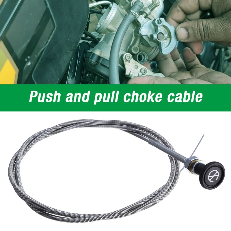 2PCS 237 Universal Push Pull Choke Cable 63" Inner 60" Conduit 2 3/4" Travel gallery