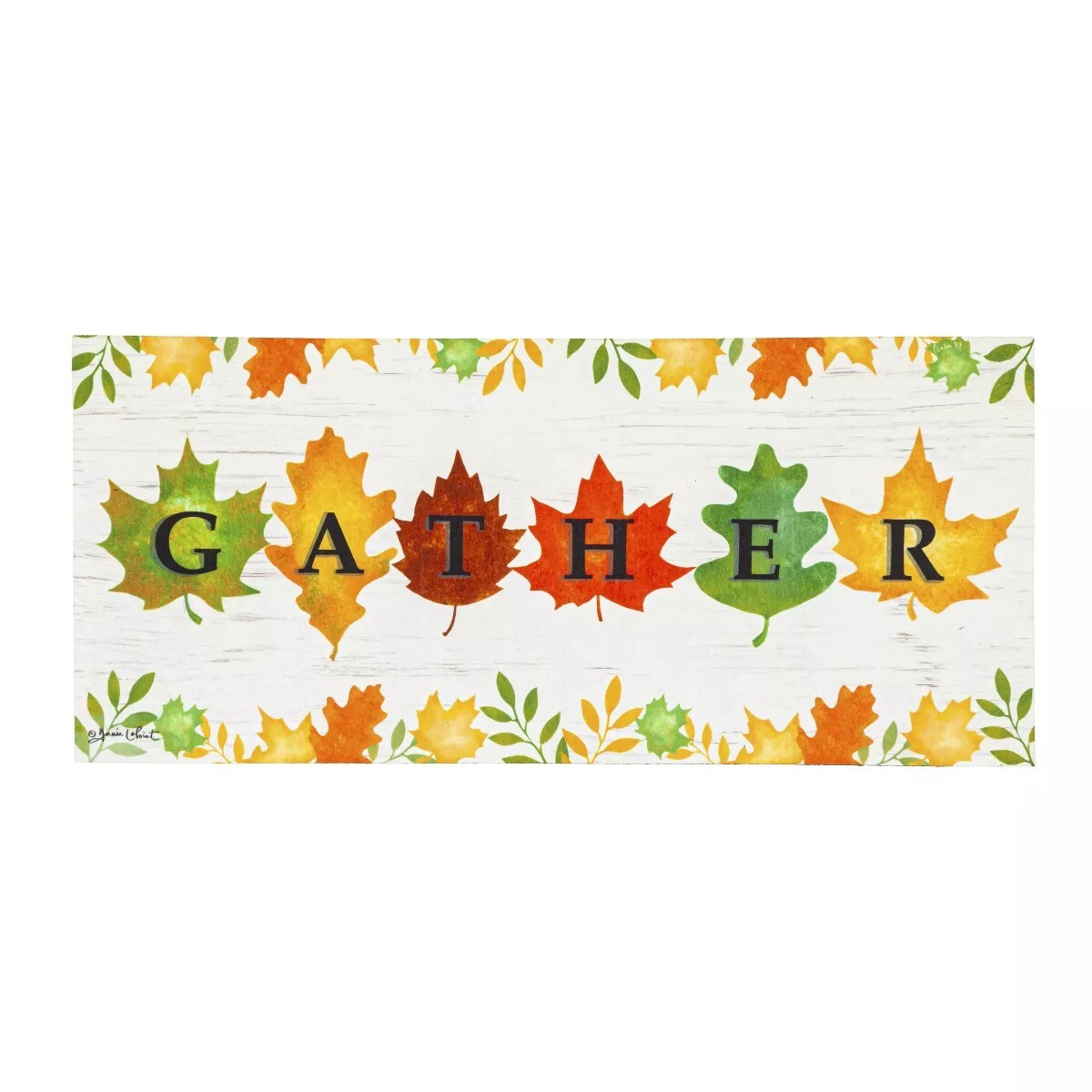 Gather Fall Leaves Sassafras Switch Mat 22 x 10 gallery