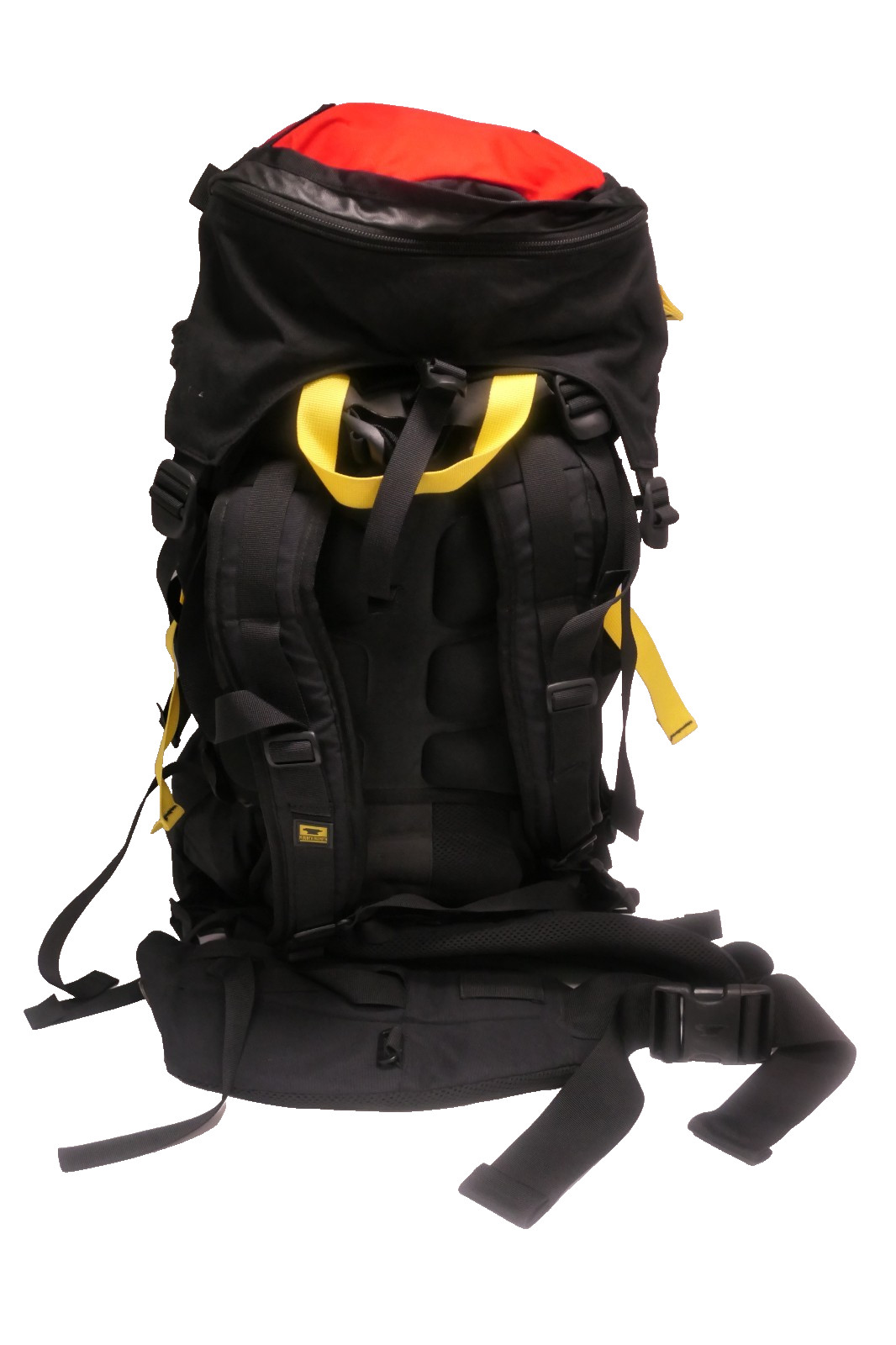Mountainsmith Boundary Internal Frame Backpack Hiking Outdoor Black Red Padded 4