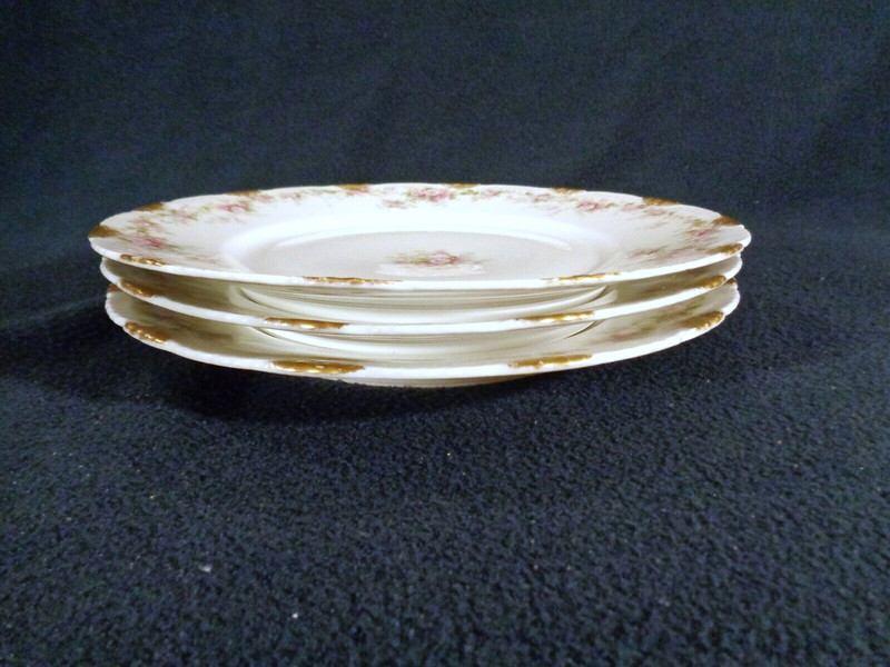 Theodore Haviland Limoges Schleiger 855-3 Set of 3, 9 1/8" Dinner Plates gallery