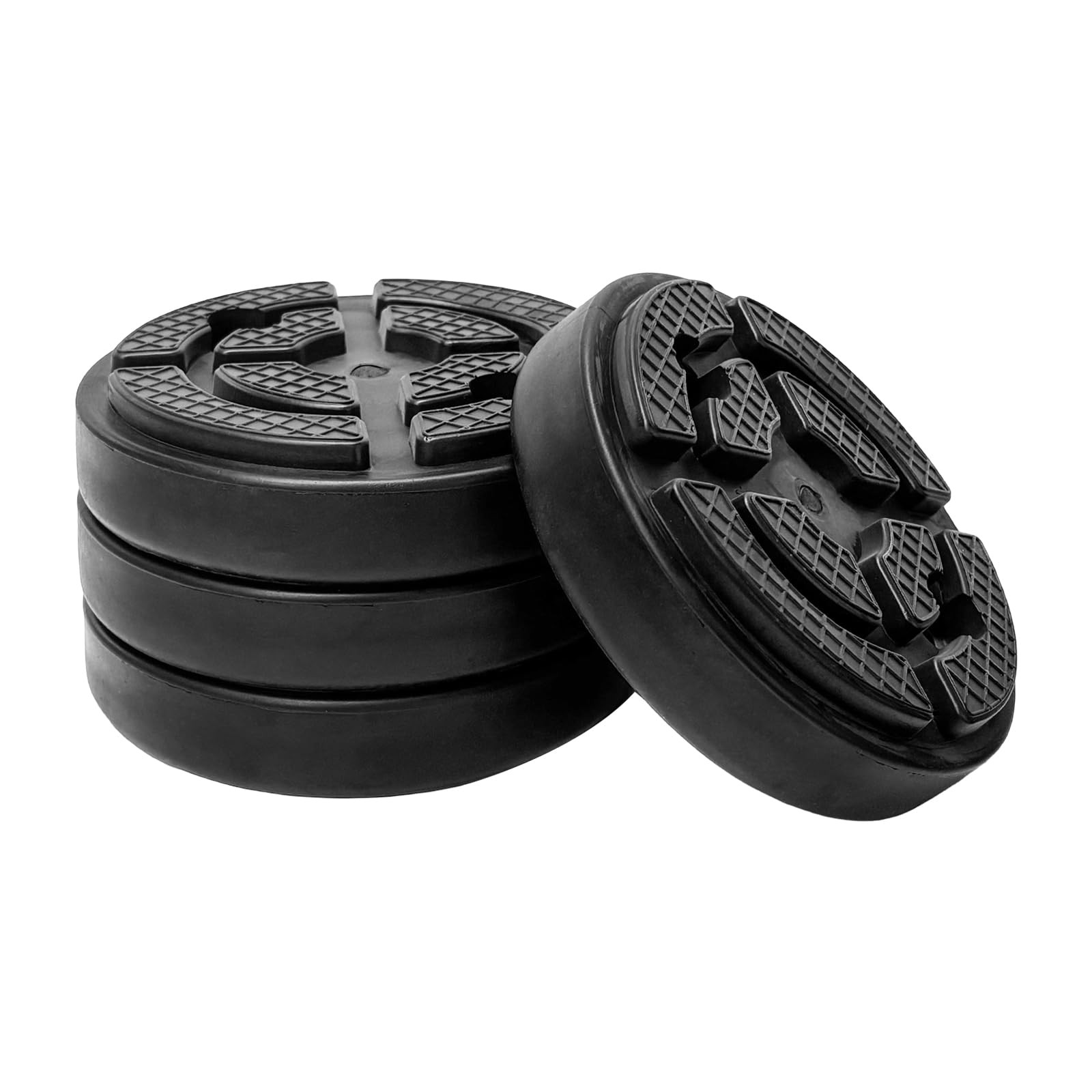 4 PCS Car Lifting Pads, Two-Post Round Auto Jacking Lift Arm Pad Rubber Prote... gallery