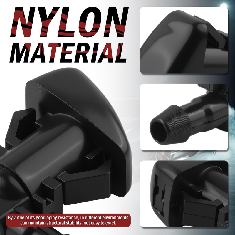 2PCS New Car Windshield Washer Nozzle OEM CK4Z17603A,Practical Black gallery