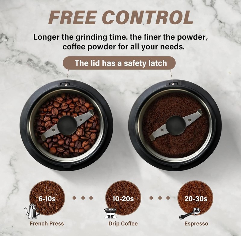 Coffee Grinders|Spice Grinder|Coffee Bean Grinder|Herb Grinder|High-Speed Motor gallery