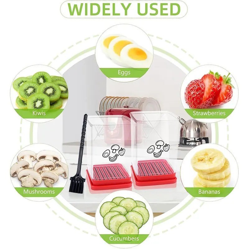 Fruit Speed Cup Slicer With Push Plate Egg Slicer Banana Strawberry Cutter gallery